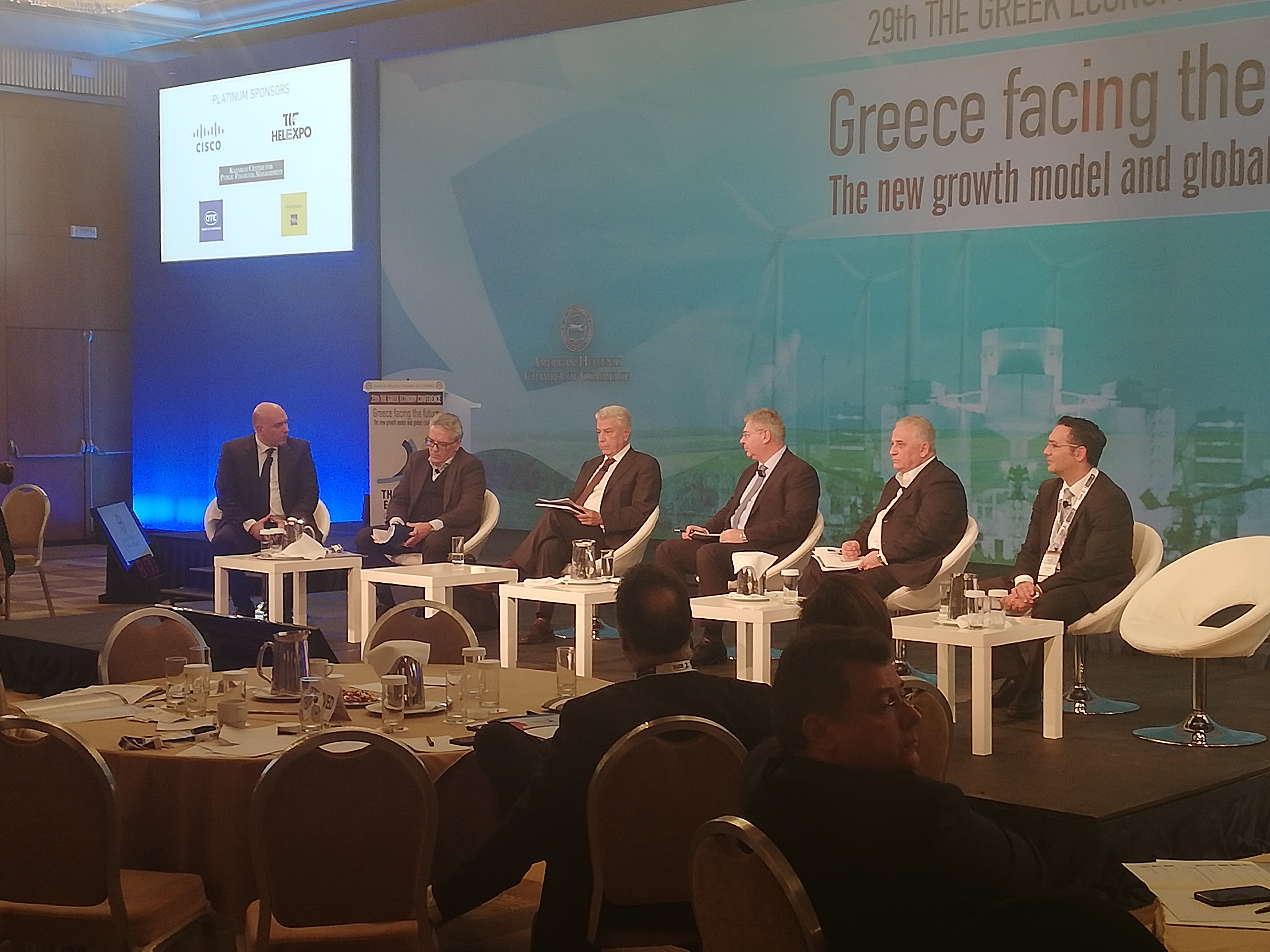 Dr. Kostas Andriosopoulos at the 29th Greek Economy Conference